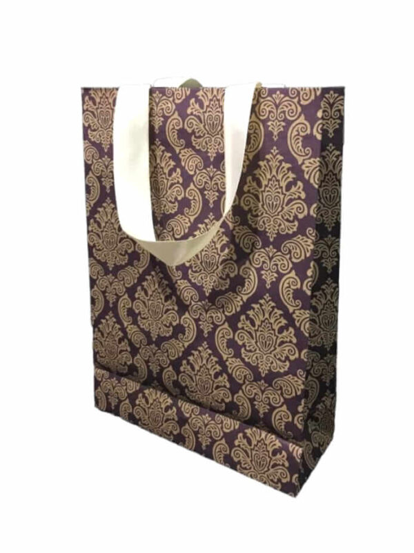 paper gift bag purpel