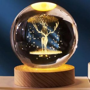3D Crystal Ball Lamp,  Crystal Ball Decoration Night Lights
