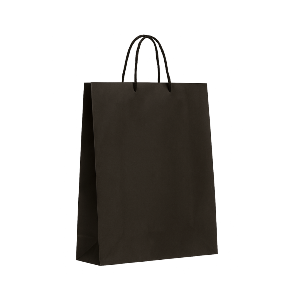 black paper gift bag
