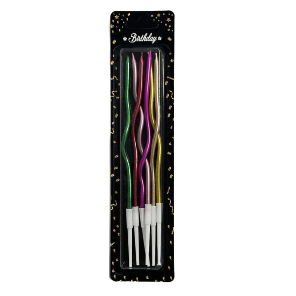multi colour candle