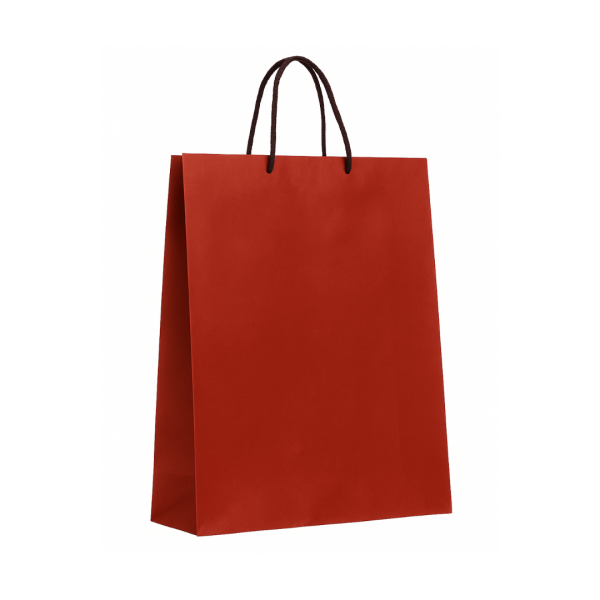 red paper gift bag